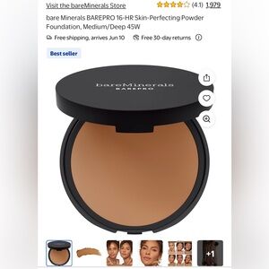 Bare Minerals BarePro Skin-Perfecting Powder Foundation - NEW in box
